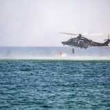 Aeronautica, esercitazione di salvataggio in mare